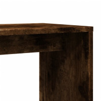 Produktbild för Sidobord 2 st rökfärgad ek 50x30x50 cm konstruerat trä