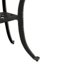 Produktbild för Trädgårdsbord brons 53x53x53 cm gjuten aluminium