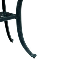 Produktbild för Trädgårdsbord grön 53x53x53 cm gjuten aluminium