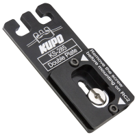 Produktbild för Kupo KS-285 Double Plate( Quick Release Plate For Arca-Swiss & Rc2 )