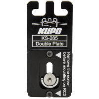 Produktbild för Kupo KS-285 Double Plate( Quick Release Plate For Arca-Swiss & Rc2 )