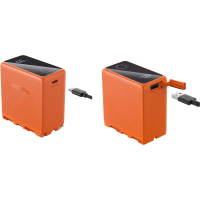 Produktbild för SmallRig 4576 Camera Battery USB-C Rechargeable NP-F970 Orange