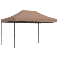 Produktbild för Pop-Up hopfällbart partytält 410x279x315 cm brun