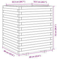 Produktbild för Odlingslåda 60x60x72 cm massiv douglasträ