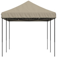 Produktbild för Pop-Up hopfällbart partytält 580x292x315 cm taupe