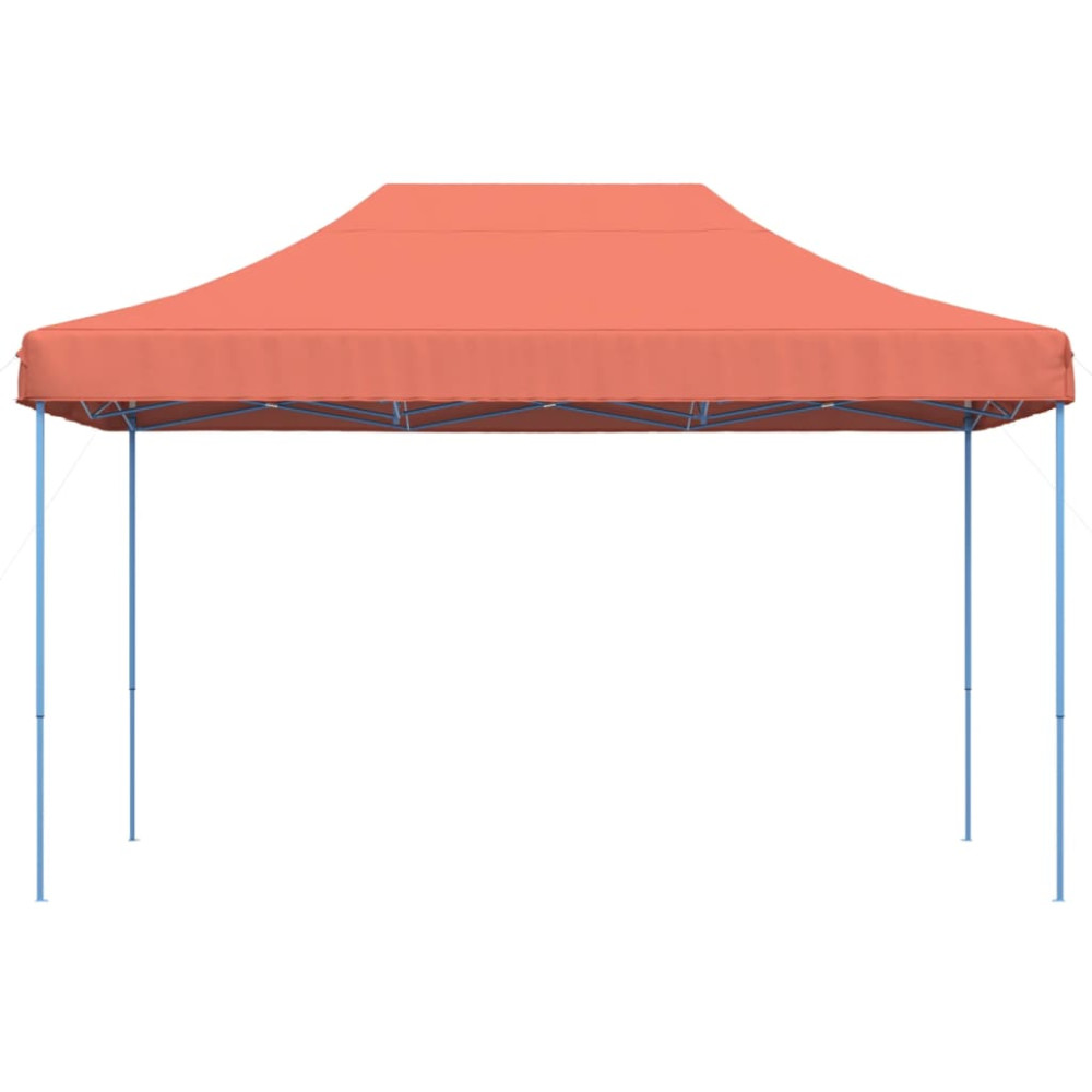 Produktbild för Pop-Up hopfällbart partytält 440x292x315 cm terrakotta