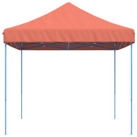 Produktbild för Pop-Up hopfällbart partytält 440x292x315 cm terrakotta