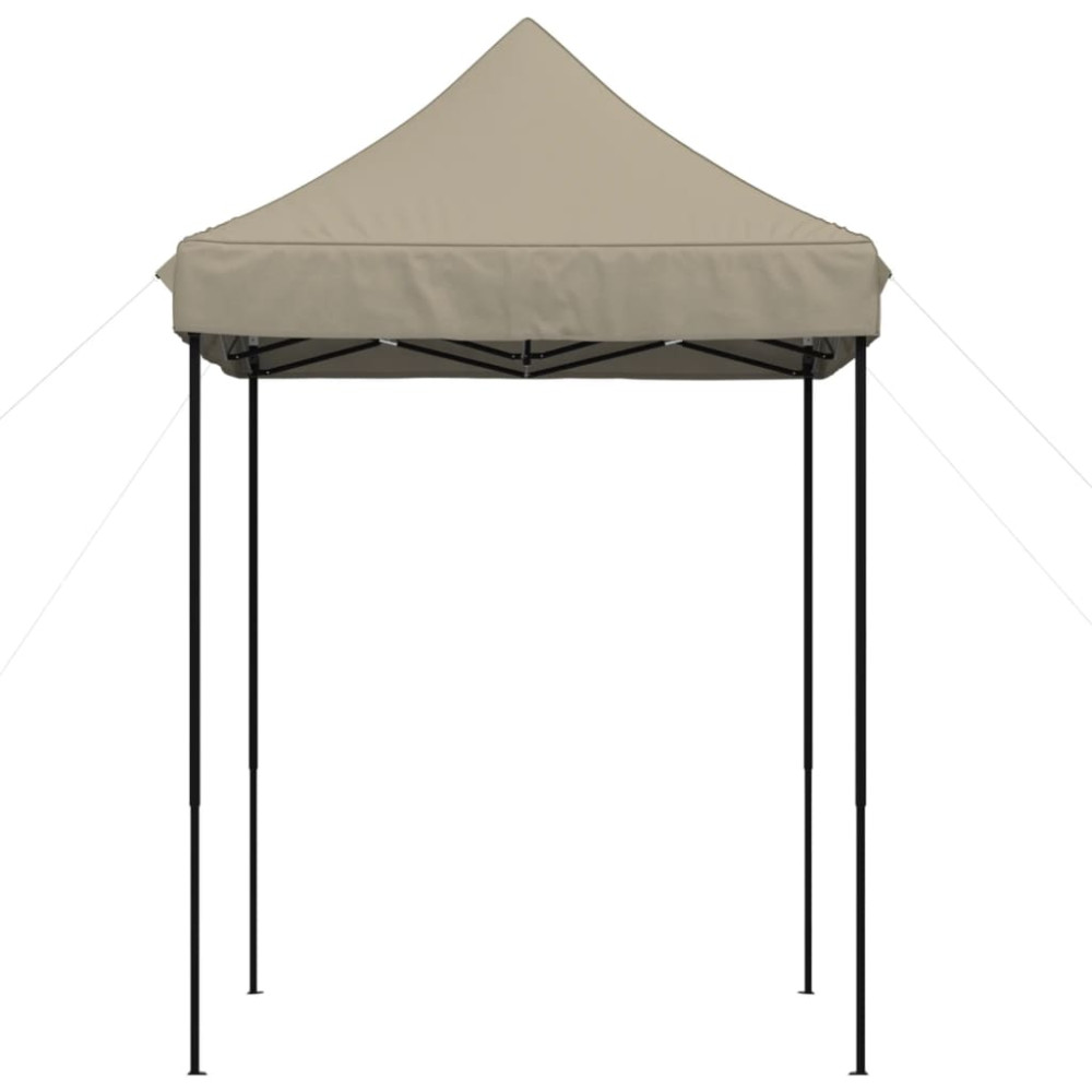Produktbild för Pop-Up hopfällbart partytält 200x200x306 cm taupe