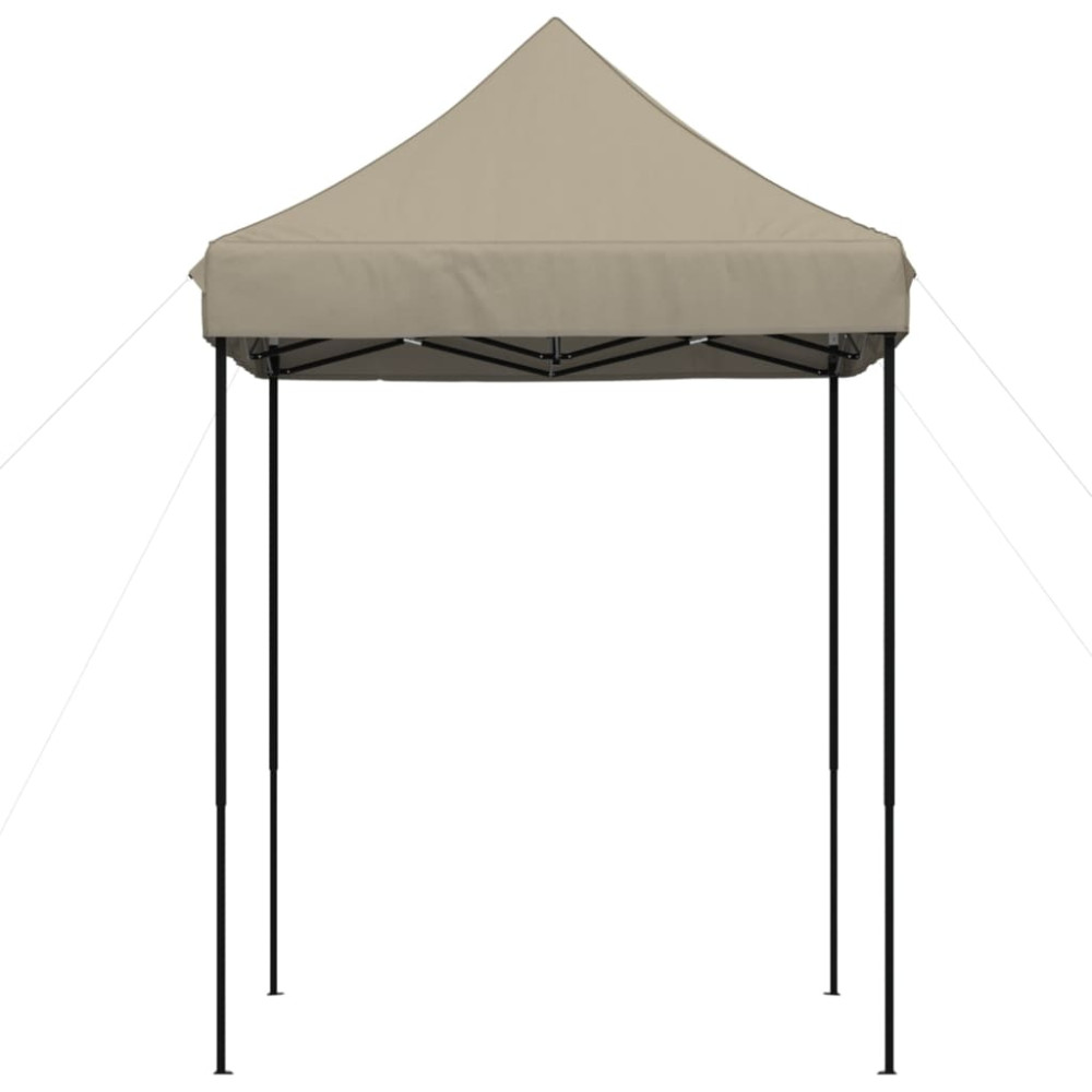 Produktbild för Pop-Up hopfällbart partytält 200x200x306 cm taupe
