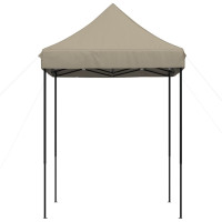 Produktbild för Pop-Up hopfällbart partytält 200x200x306 cm taupe