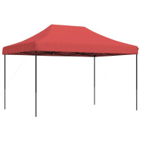 Produktbild för Pop-Up hopfällbart partytält 410x279x315 cm vinröd