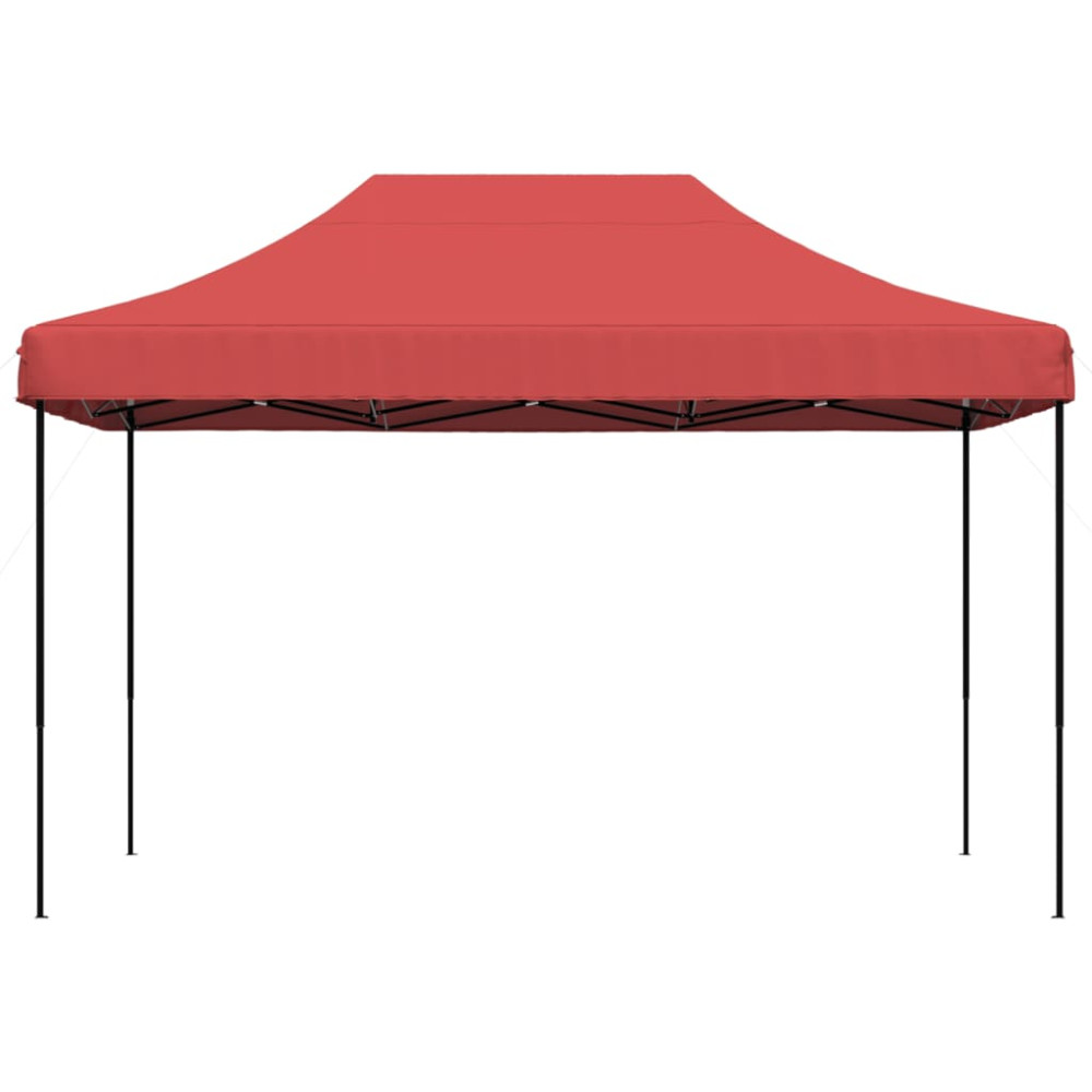 Produktbild för Pop-Up hopfällbart partytält 410x279x315 cm vinröd