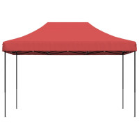Produktbild för Pop-Up hopfällbart partytält 410x279x315 cm vinröd