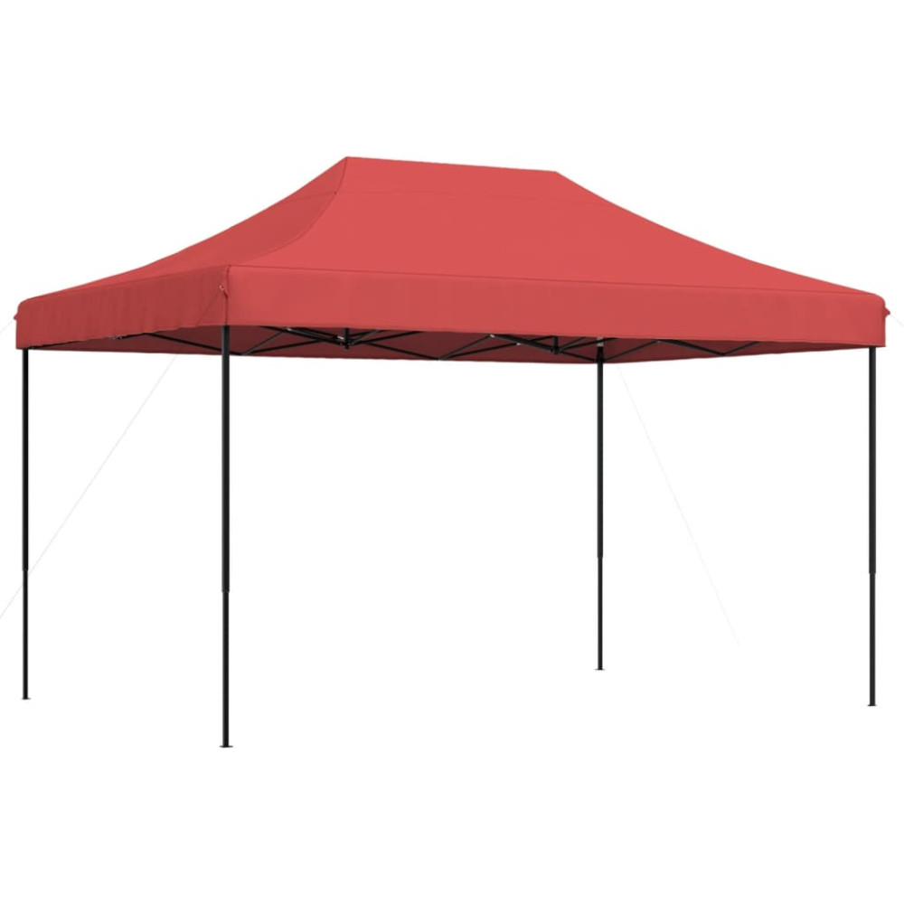 Produktbild för Pop-Up hopfällbart partytält 410x279x315 cm vinröd