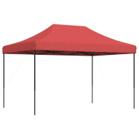Produktbild för Pop-Up hopfällbart partytält 410x279x315 cm vinröd