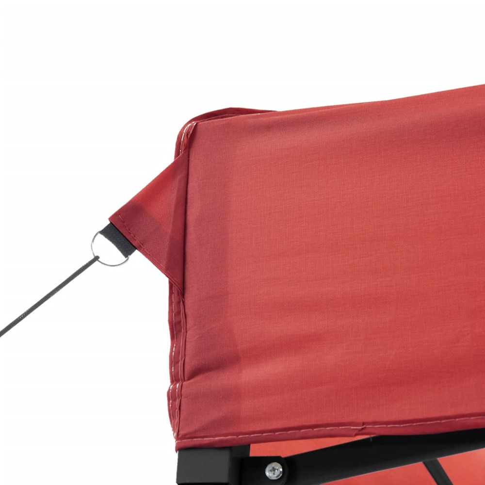 Produktbild för Pop-Up hopfällbart partytält 410x279x315 cm vinröd