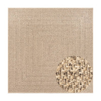 Produktbild för Matta ZIZUR 200x200 cm jutelook inomhus och utomhus