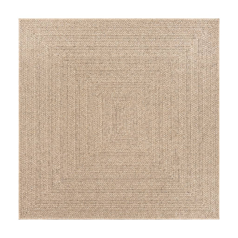 Produktbild för Matta ZIZUR 200x200 cm jutelook inomhus och utomhus