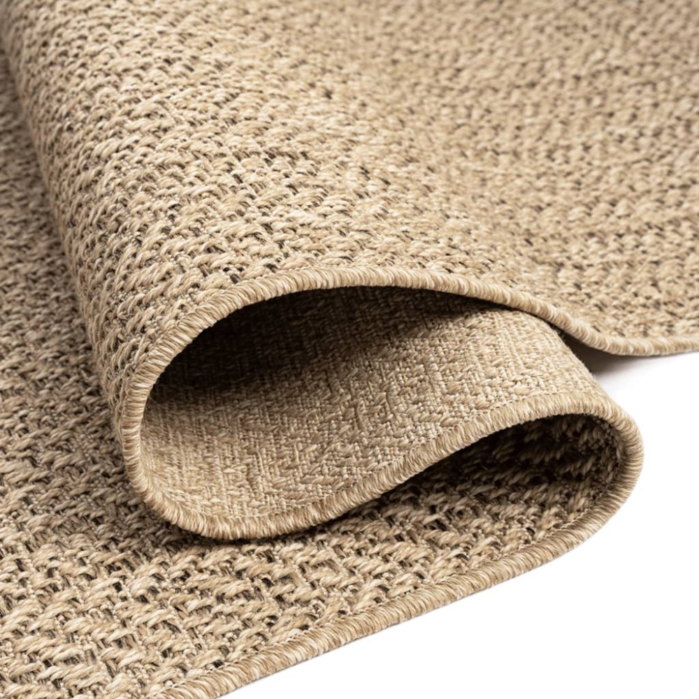 Produktbild för Matta ZIZUR 200x200 cm jutelook inomhus och utomhus