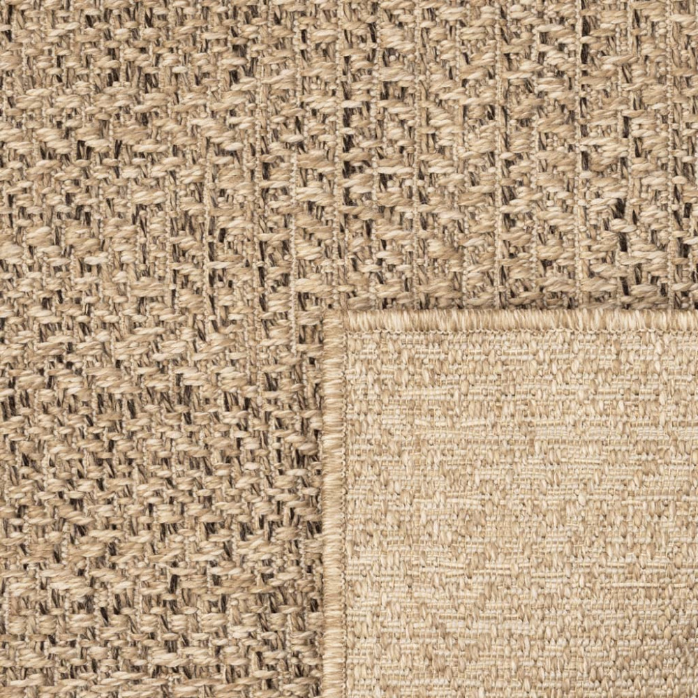 Produktbild för Matta ZIZUR 200x200 cm jutelook inomhus och utomhus