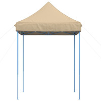 Produktbild för Pop-Up hopfällbart partytält 200x200x306 cm beige