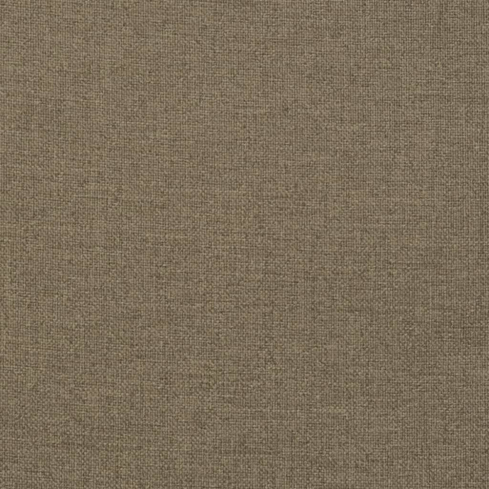 Produktbild för Stolsdynor lågt ryggstöd 6 st melerad taupe 100x50x7 cm tyg