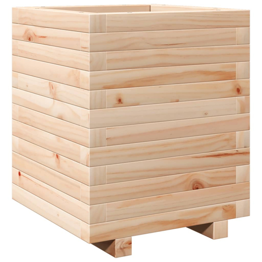 Produktbild för Odlingslåda 40x40x49,5 cm massivt furuträ