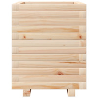 Produktbild för Odlingslåda 40x40x49,5 cm massivt furuträ