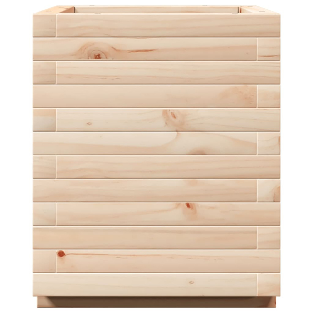 Produktbild för Odlingslåda 40x40x49,5 cm massivt furuträ