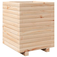 Produktbild för Odlingslåda 40x40x49,5 cm massivt furuträ