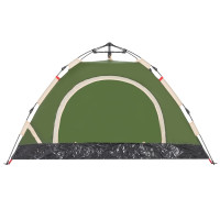 Produktbild för Campingtält 2 personer grön snabbrest