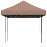 Produktbild för Pop-Up hopfällbart partytält 580x292x315 cm brun