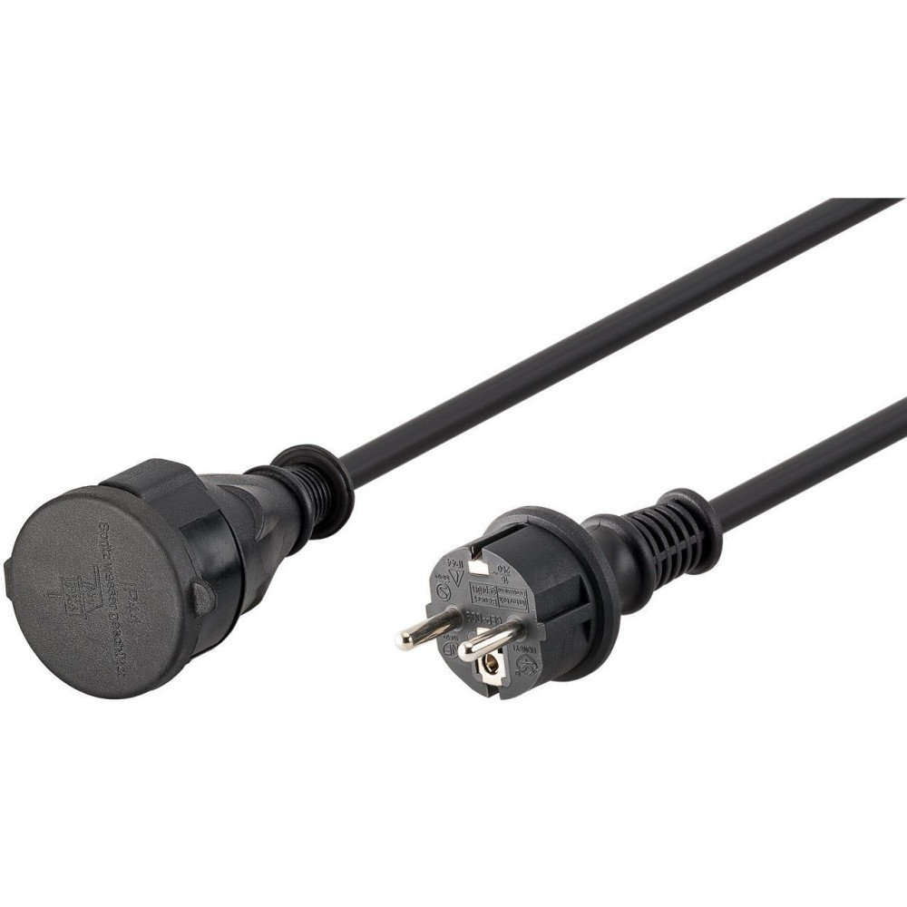Produktbild för Goobay 71472 strömkablar Svart 5 m CEE7/4