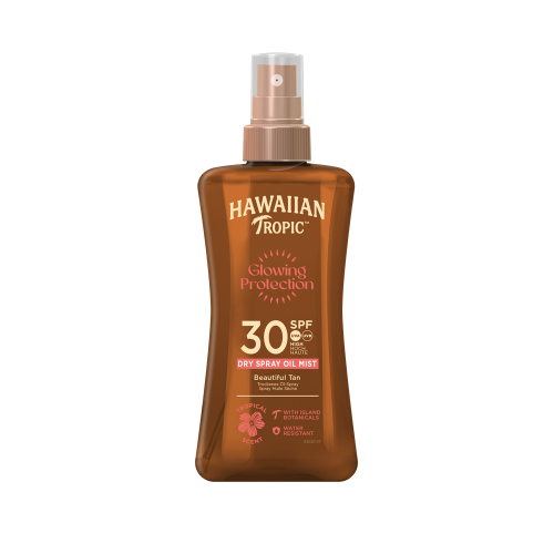 Hawaiian Tropic Glowing Protection Dry Spray Oil Mist SPF30 200 ml