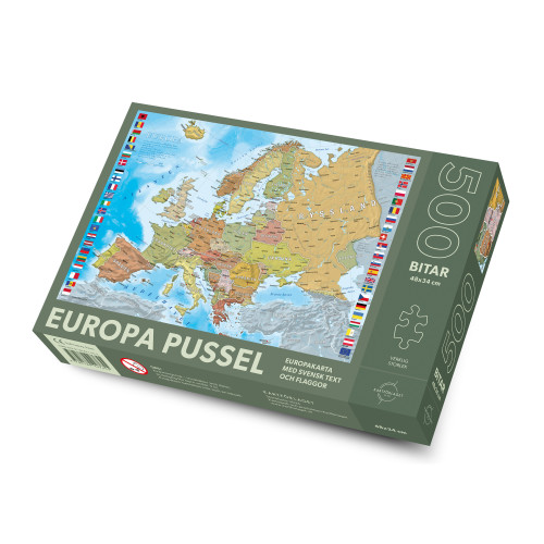 Kartförlaget Europa pussel 500 bitar