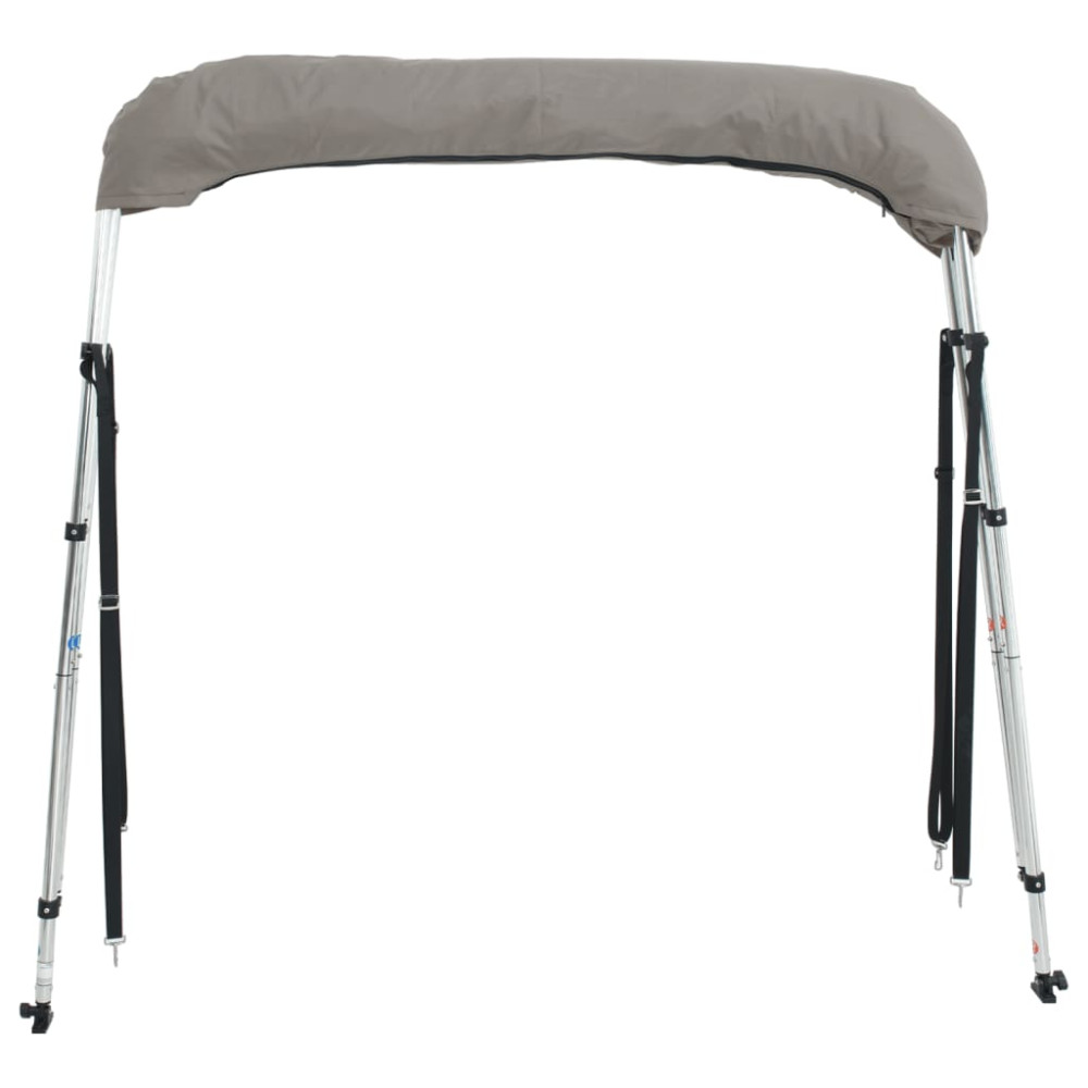 Produktbild för Båtkapell med 3 bågar 183x(137-152)x137 cm
