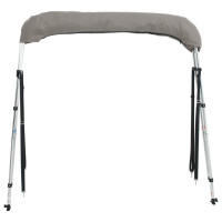 Produktbild för Båtkapell med 3 bågar 183x(137-152)x137 cm