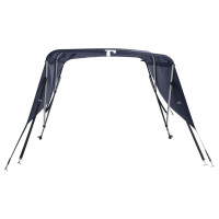 Produktbild för Båtkapell med 4 bågar 243x(230-244)x137 cm