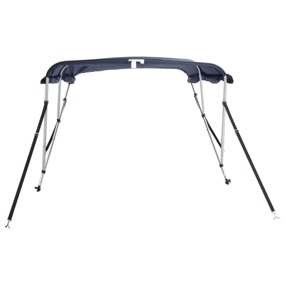 Produktbild för Båtkapell med 4 bågar 243x(230-244)x137 cm