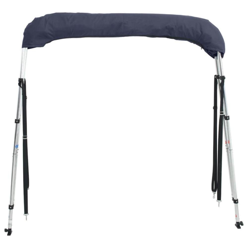 Produktbild för Båtkapell med 4 bågar 243x(230-244)x137 cm
