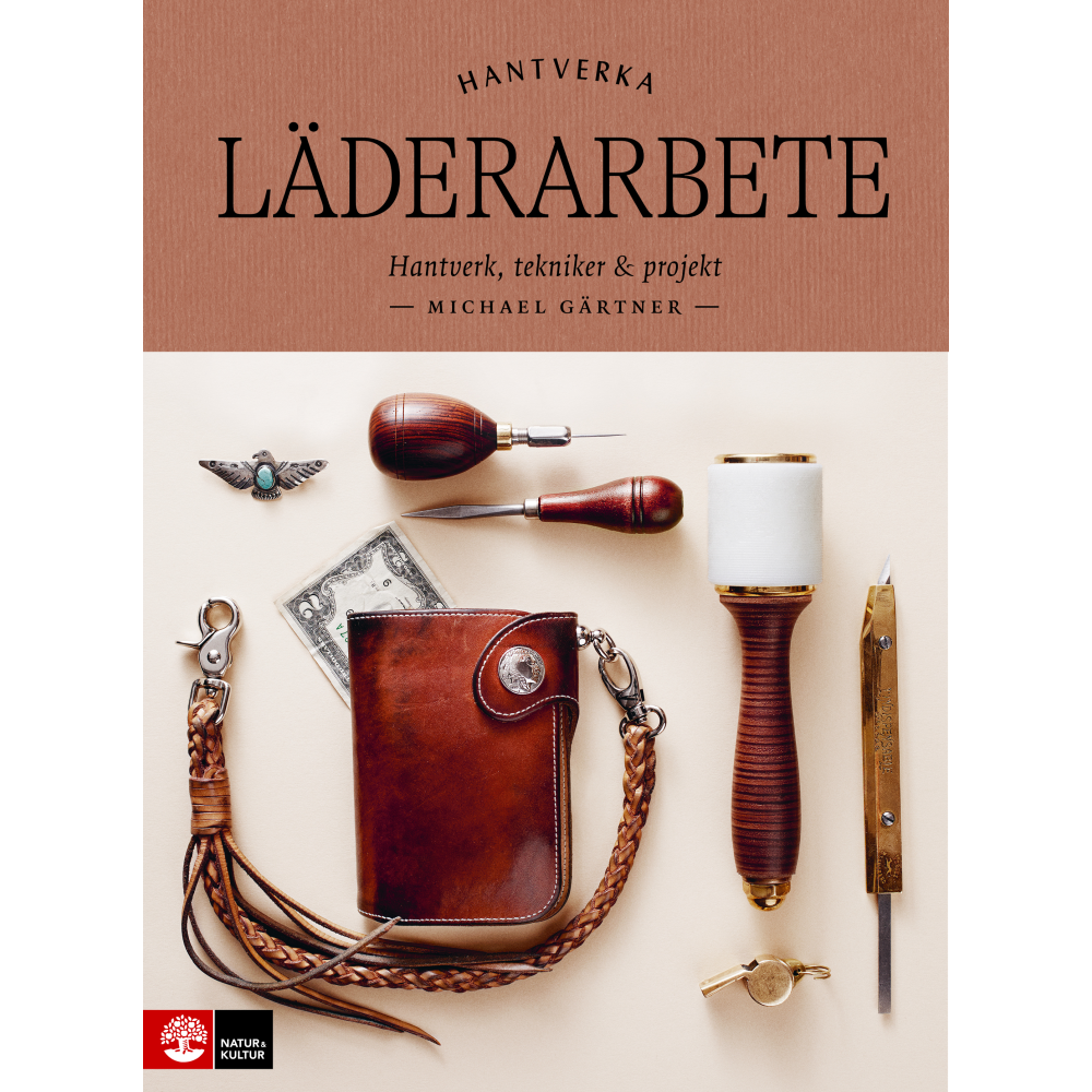 Produktbild för Läderarbete : hantverk, tekniker & projekt (inbunden)
