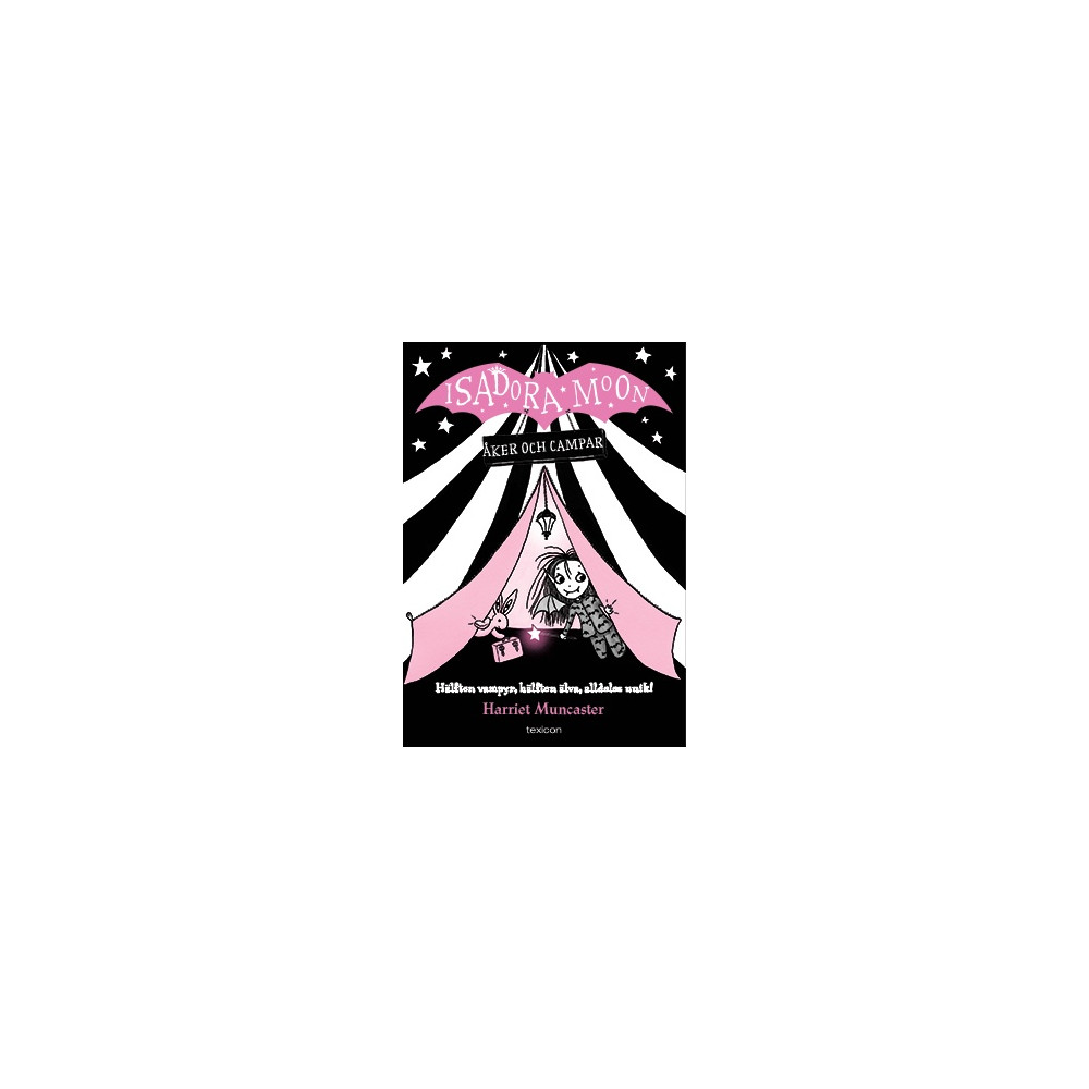 Produktbild för Isadora Moon åker och campar (bok, danskt band)