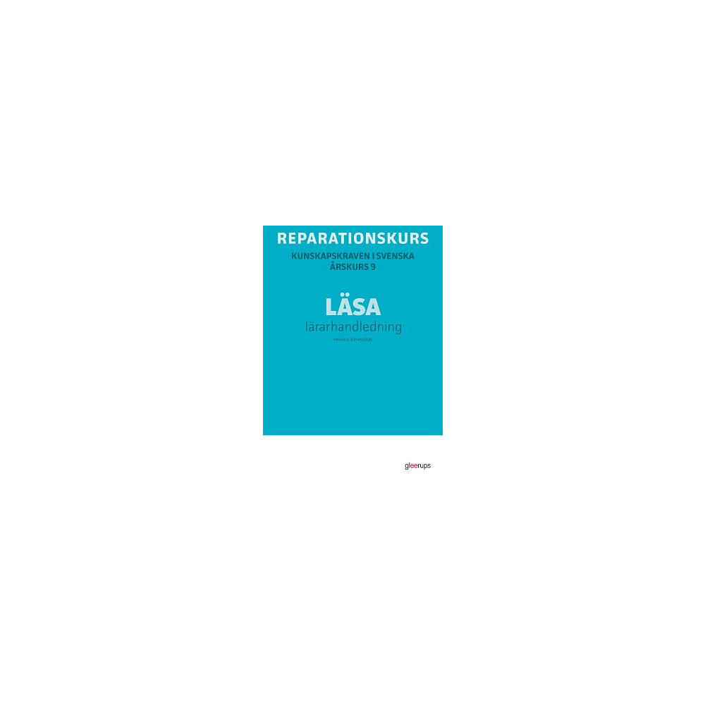 Produktbild för Reparationskurs Läsa Lärarhandl (bok, spiral)