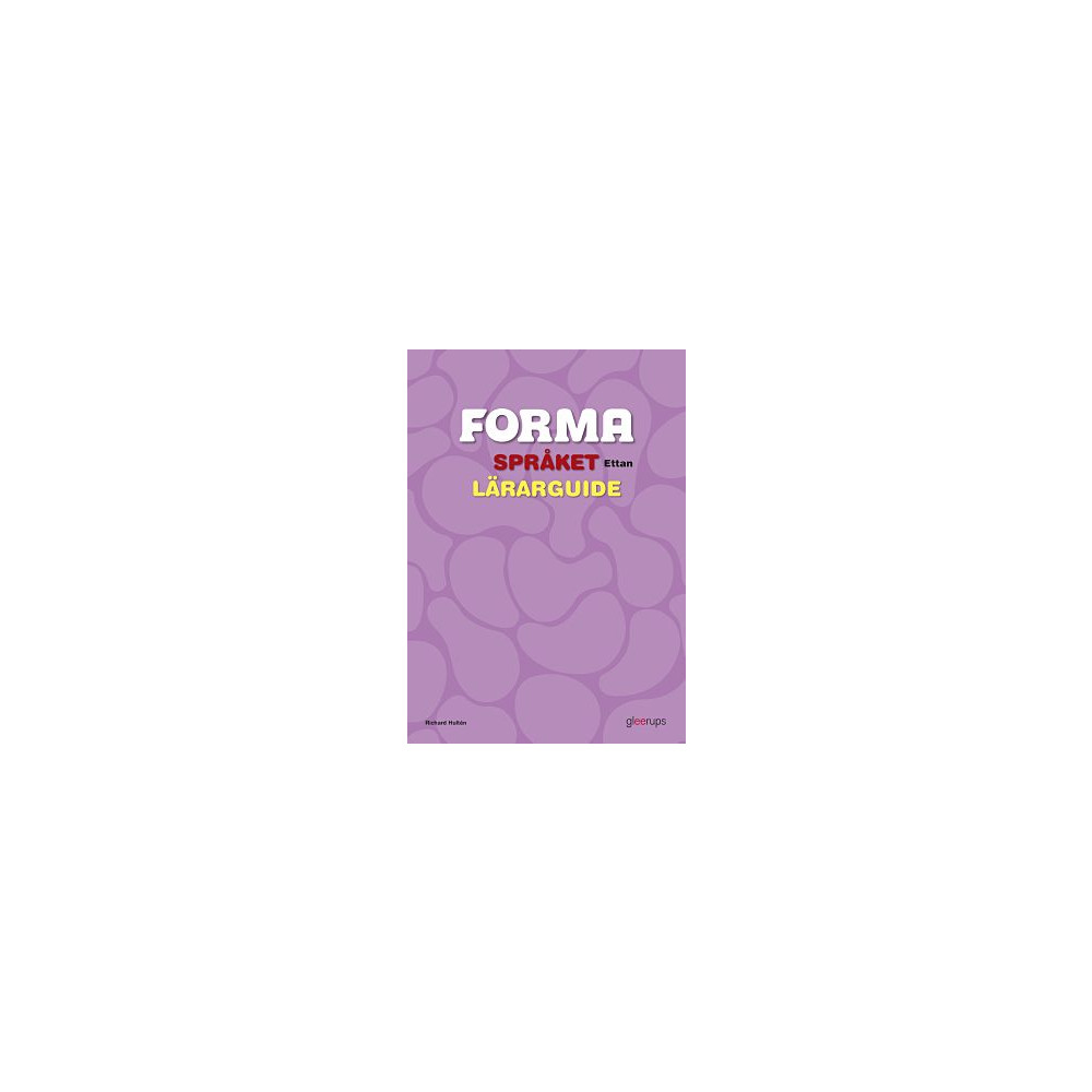 Produktbild för FORMA Språket Ettan Lärarguide (bok, spiral)
