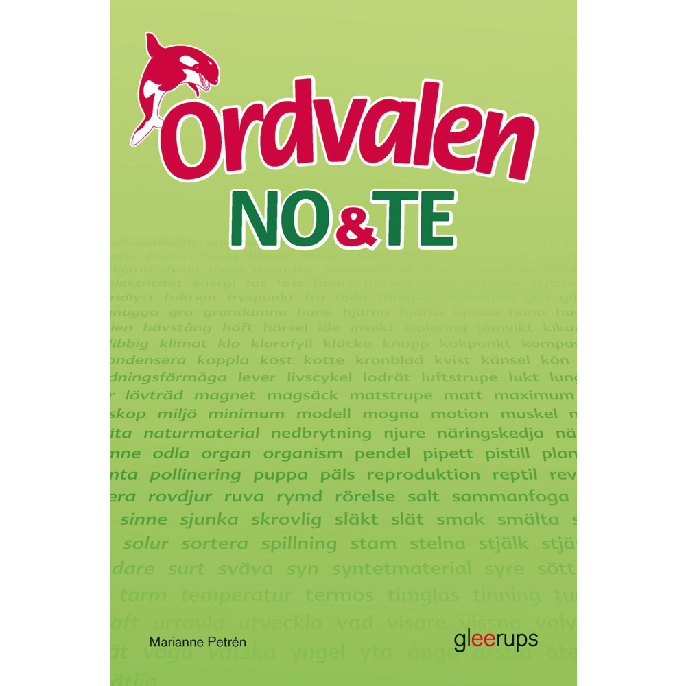 Produktbild för Ordvalen NO & TE (häftad)