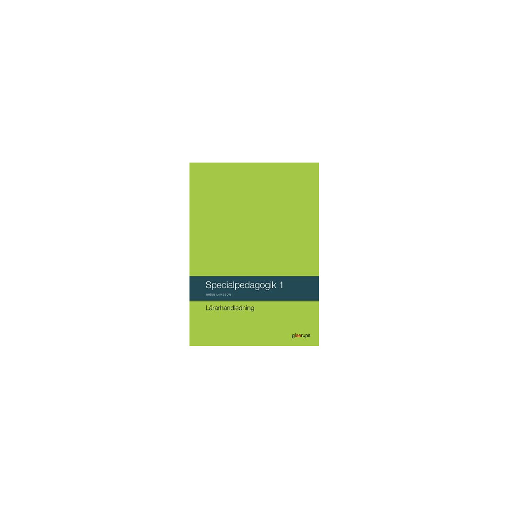 Produktbild för Specialpedagogik 1, lärarhandledning (bok, spiral)