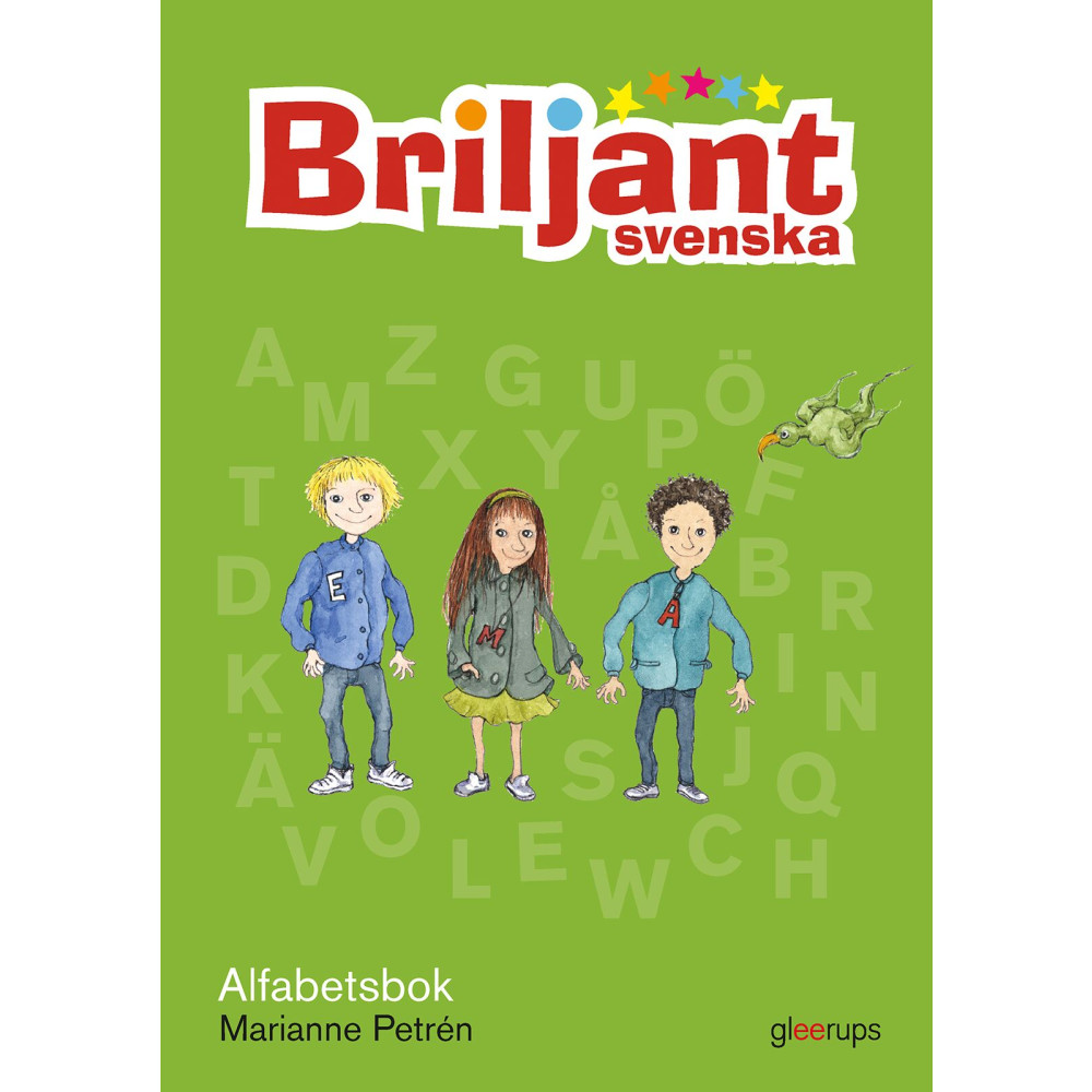 Produktbild för Briljant Svenska Alfabetsbok (häftad)