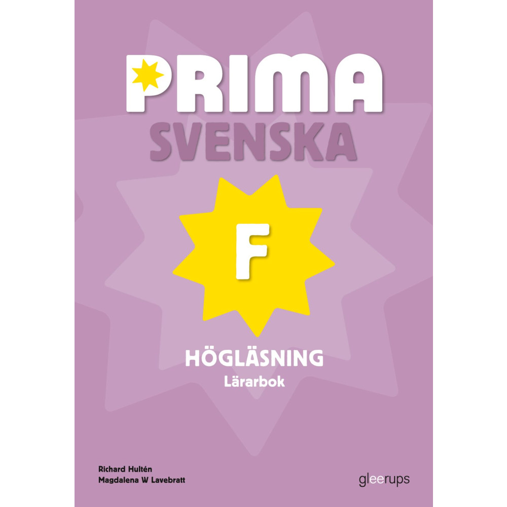 Produktbild för Prima Svenska F Högläsning Lärarbok (häftad)