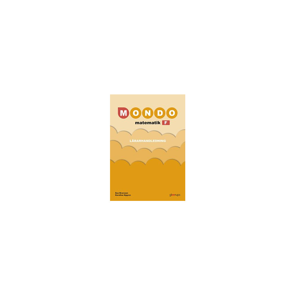 Produktbild för Mondo Matematik F Lärarhandl (bok, spiral)