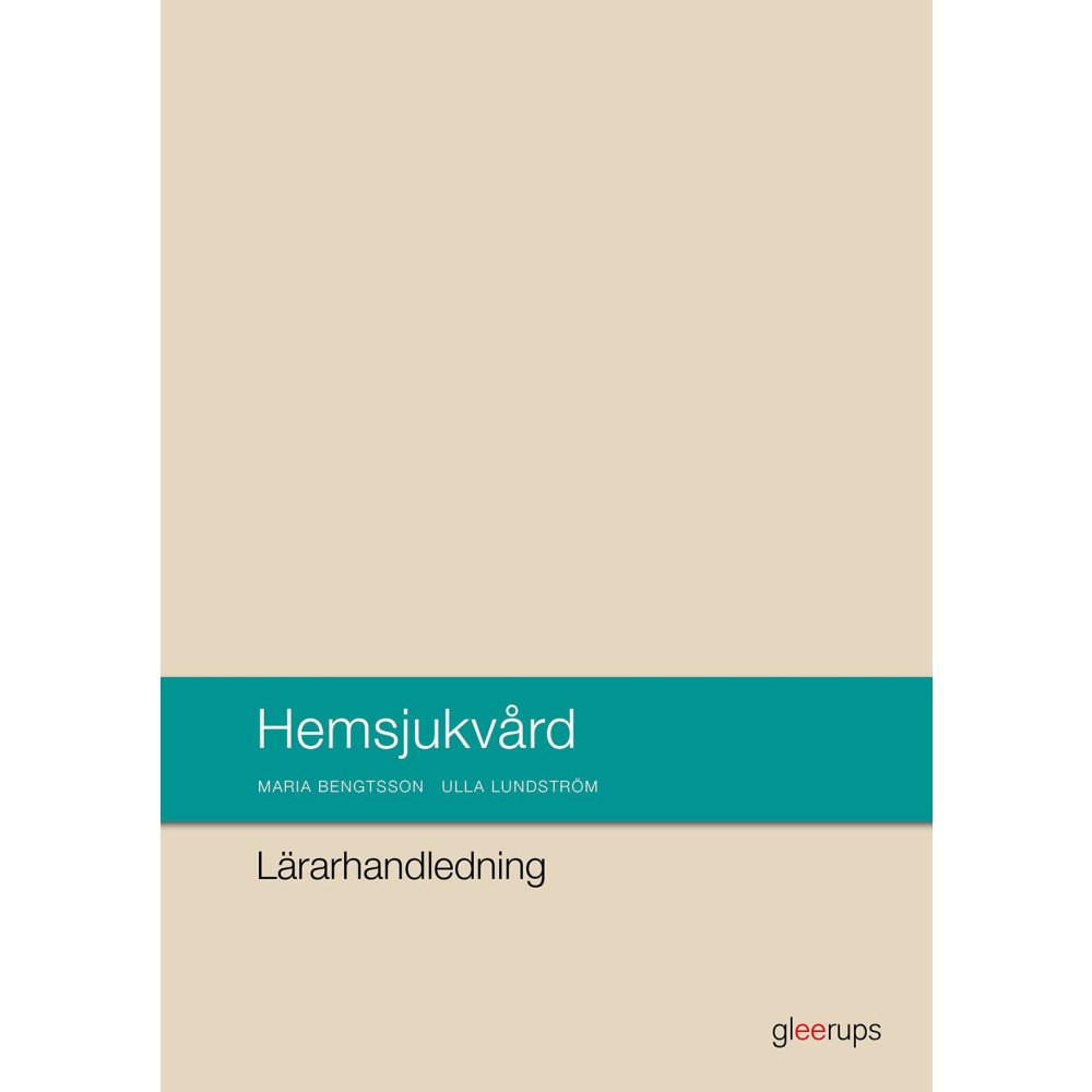 Produktbild för Hemsjukvård, Lärarhandledning (bok, spiral)